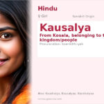 Kausalya Name Meaning and Details
