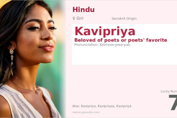 Kavipriya Meaning — Sanskrit Origin, Girl Name & Details (2025)