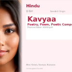 Kavyaa Name Meaning and Details