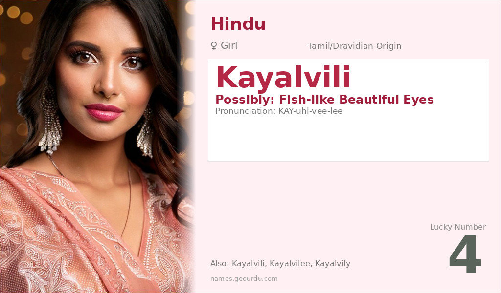 Kayalvili Name Meaning and Details