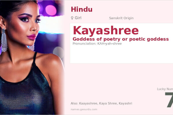 Kayashree Name Meaning — Sanskrit Origin, Goddess of Poetry & Details (2025)