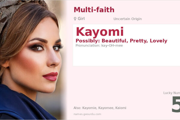 Kayomi Name Meaning — Origin, Gender & Details (2025)