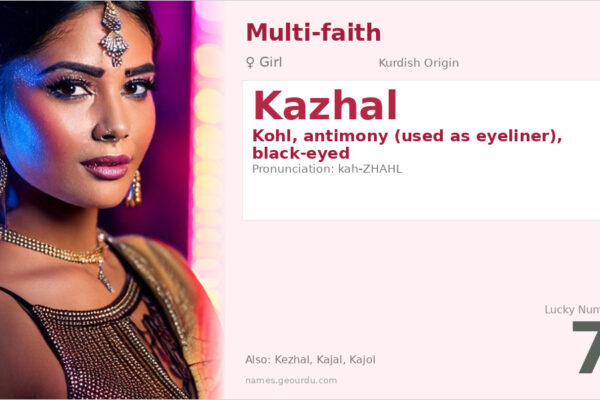 Kazhal Name Meaning — Kurdish Origin, Girl Name & Cultural Significance (2025)