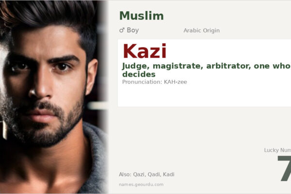 Kazi Name Meaning — Judge, Arabic Origin & Details (2025)