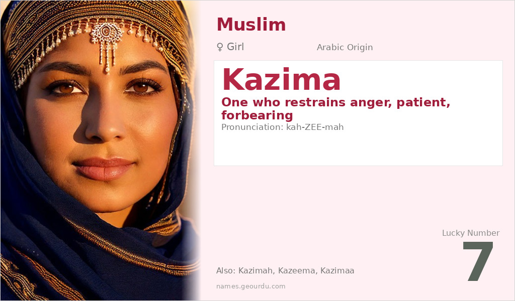 Kazima Name Meaning and Details