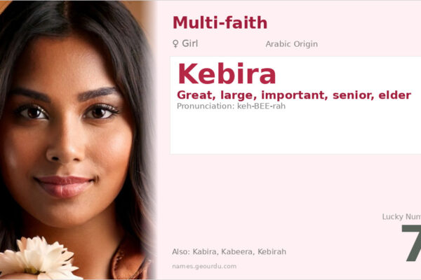 Kebira Name Meaning — Arabic Origin, Girl Name & Cultural Significance (2025)