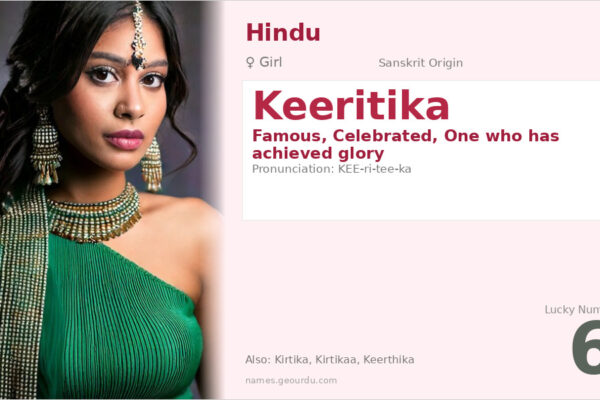 Keeritika Name Meaning — Sanskrit Origin, Girl Hindu Name & Details (2025)