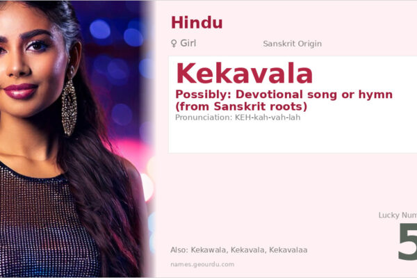 Kekavala Name Meaning — Origin, Gender & Details (2025)