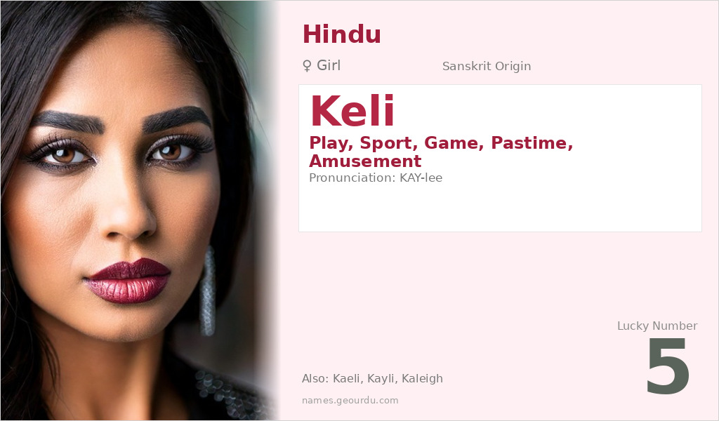 Keli Name Meaning and Details