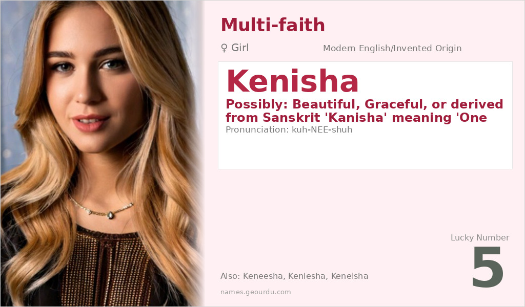 Kenisha Name Meaning and Details