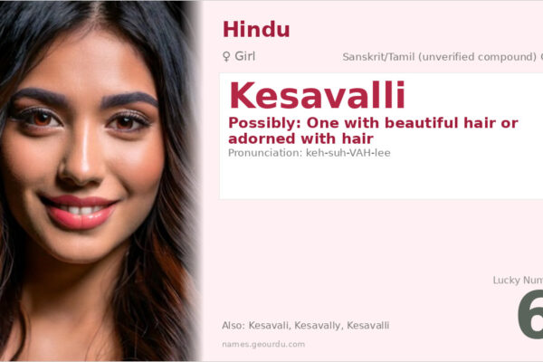 Kesavalli Name Meaning — Origin, Gender & Details (2025)