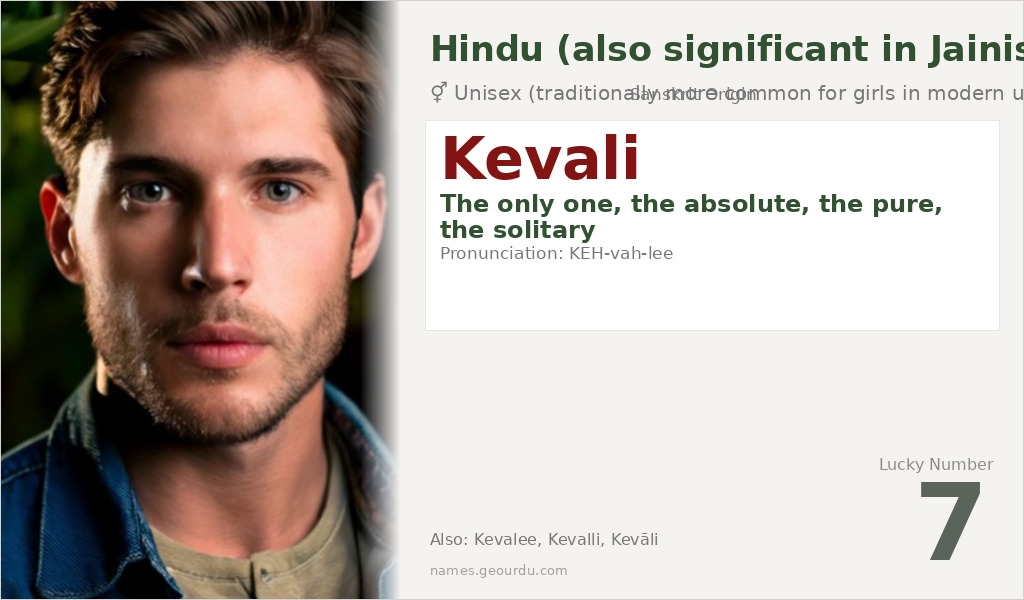 Kevali Name Meaning and Details