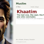 Khaatim Name Meaning and Details