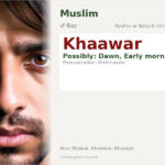 Khaawar Name Meaning and Details
