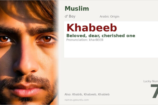 Khabeeb Name Meaning — Arabic Origin, Boy Name & Details (2025)