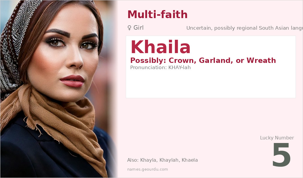 Khaila Name Meaning and Details