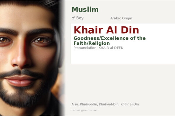Khair Al Din Name Meaning — Arabic Origin, Boy Name & History (2025)