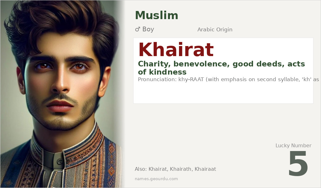 Khairat Name Meaning and Details