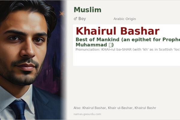 Khairul Bashar Meaning — Arabic Origin, Islamic Significance & Details (2025)