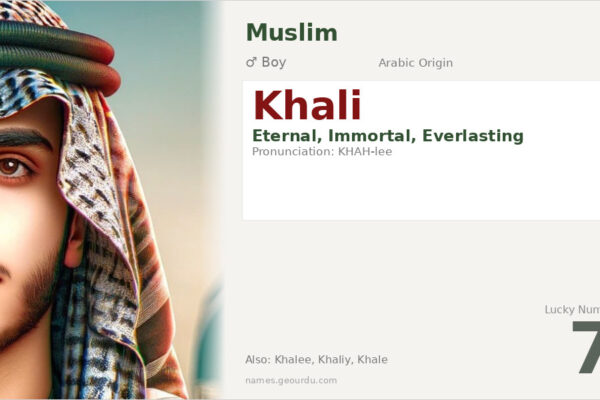Khali Name Meaning — Arabic Origin, Boy Name & Details (2025)