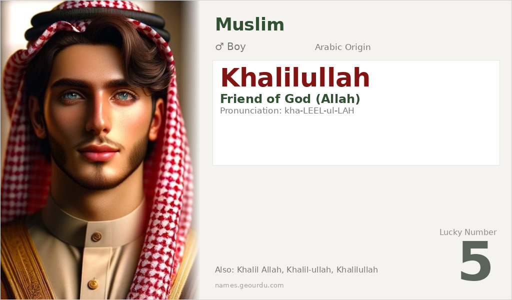 Khalilullah Name Meaning and Details