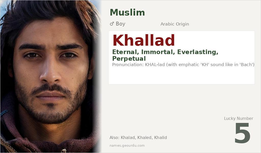 Khallad Name Meaning and Details