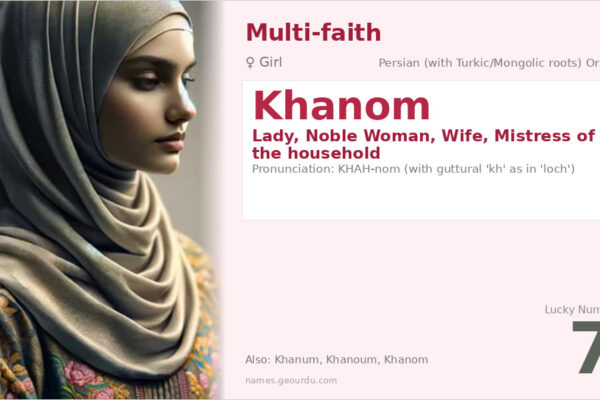 Khanom Name Meaning — Persian Origin, Girl Name & History (2025)