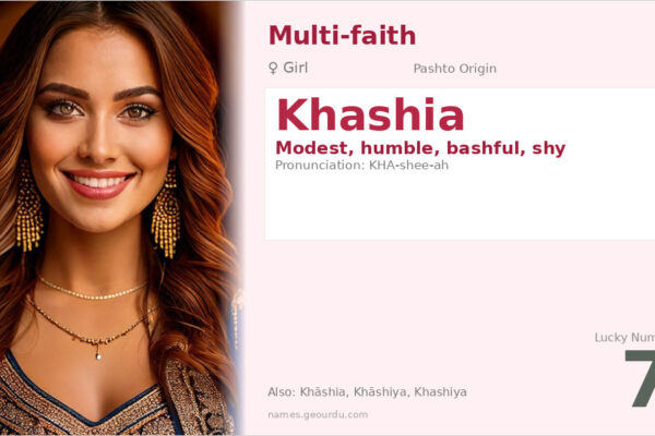 Khashia Name Meaning — Origin, Gender & Details (2025)