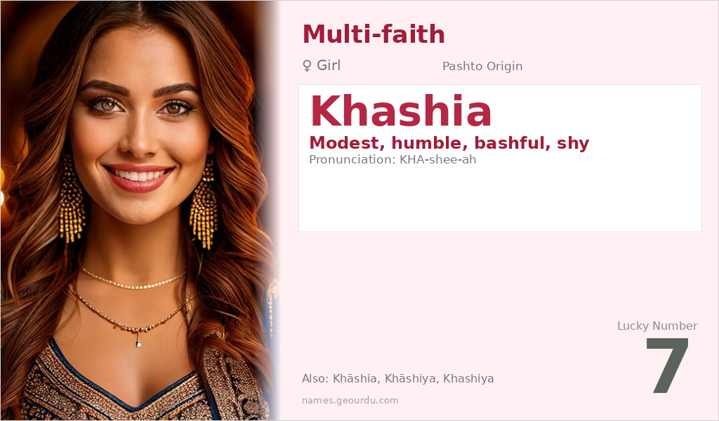 Khashia Name Meaning and Details