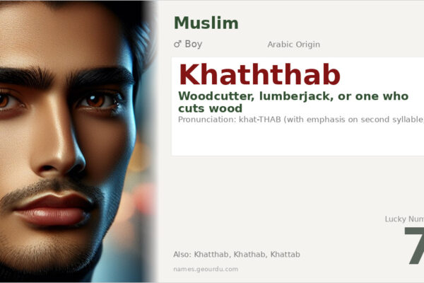 Khaththab Name Meaning — Arabic Origin, Boy Name & Details (2025)