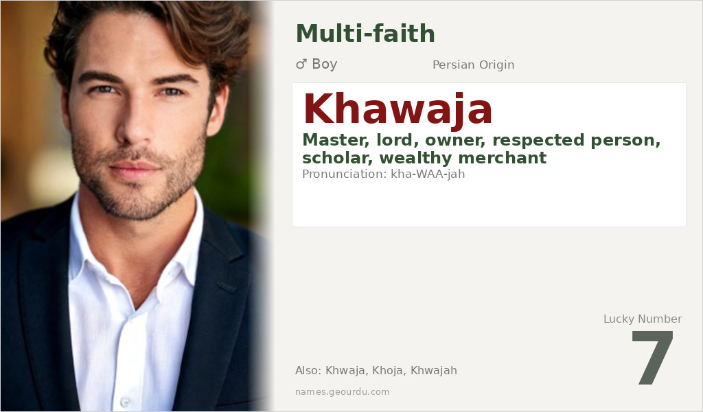 Khawaja Name Meaning and Details