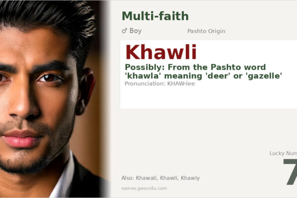Khawli Name Meaning — Pashto Origin, Boy’s Name & Cultural Significance