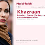 Khazraan Name Meaning and Details