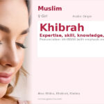 Khibrah Name Meaning and Details