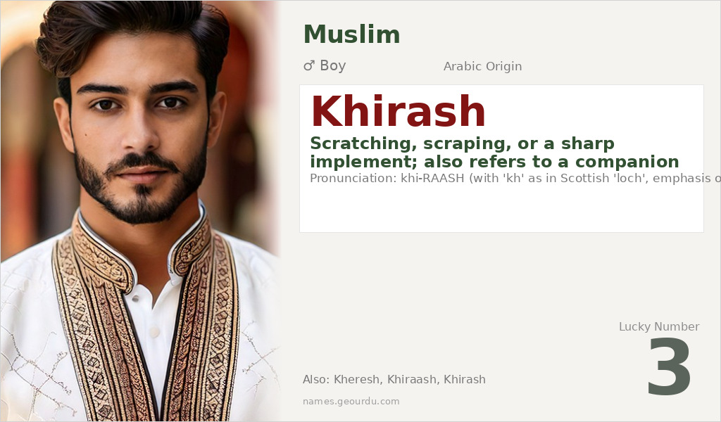 Khirash Name Meaning and Details