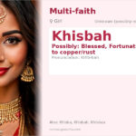 Khisbah Name Meaning and Details