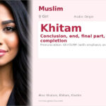 Khitam Name Meaning and Details