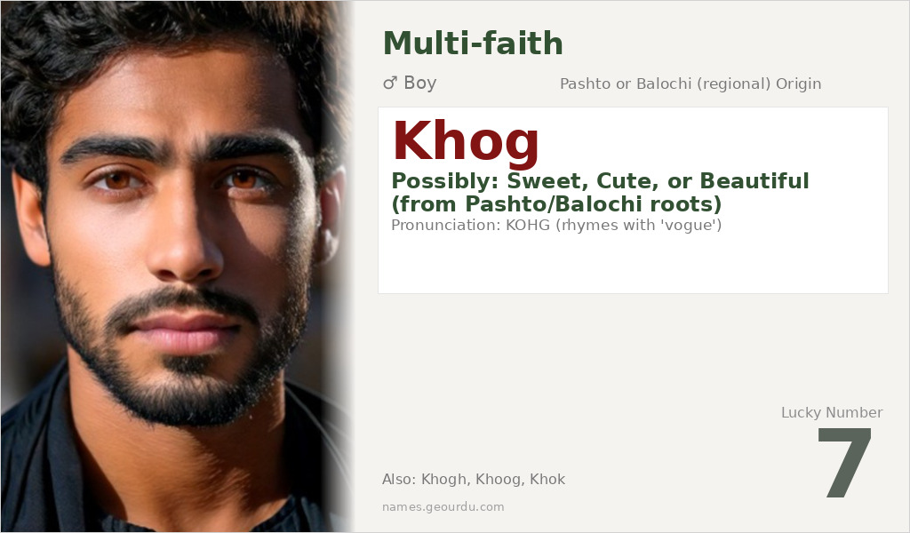 Khog Name Meaning and Details