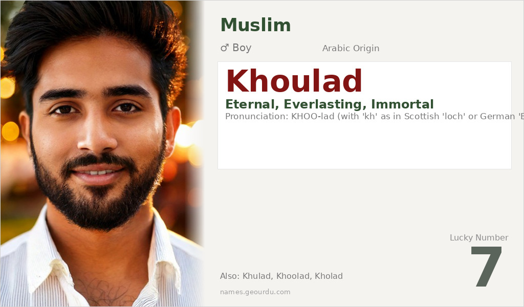 Khoulad Name Meaning and Details