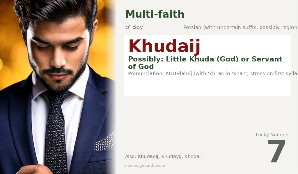 Khudaij Name Meaning and Details