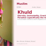 Khuld Name Meaning and Details