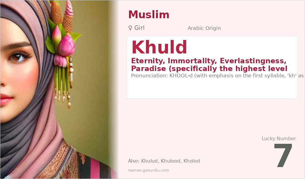 Khuld Name Meaning and Details