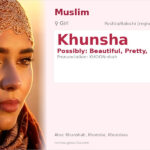 Khunsha Name Meaning and Details