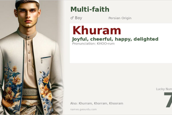 Khuram Name Meaning — Persian Origin, Boy Name & Details (2025)