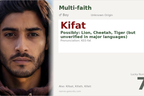 Kifat Name Meaning — Origin, Gender & Details (2025)
