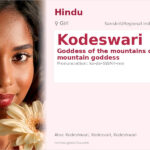 Kodeswari Name Meaning and Details
