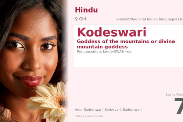 Kodeswari Name Meaning — Mountain Goddess Origin & Details (2025)