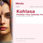 Kohlasa Name Meaning and Details
