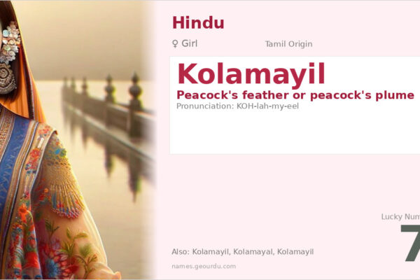 Kolamayil Meaning — Tamil Origin, Girl Name & Details (2025)