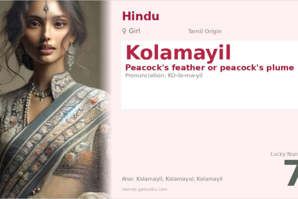 Kolamayil Meaning — Tamil Origin, Girl Name & Details (2025)